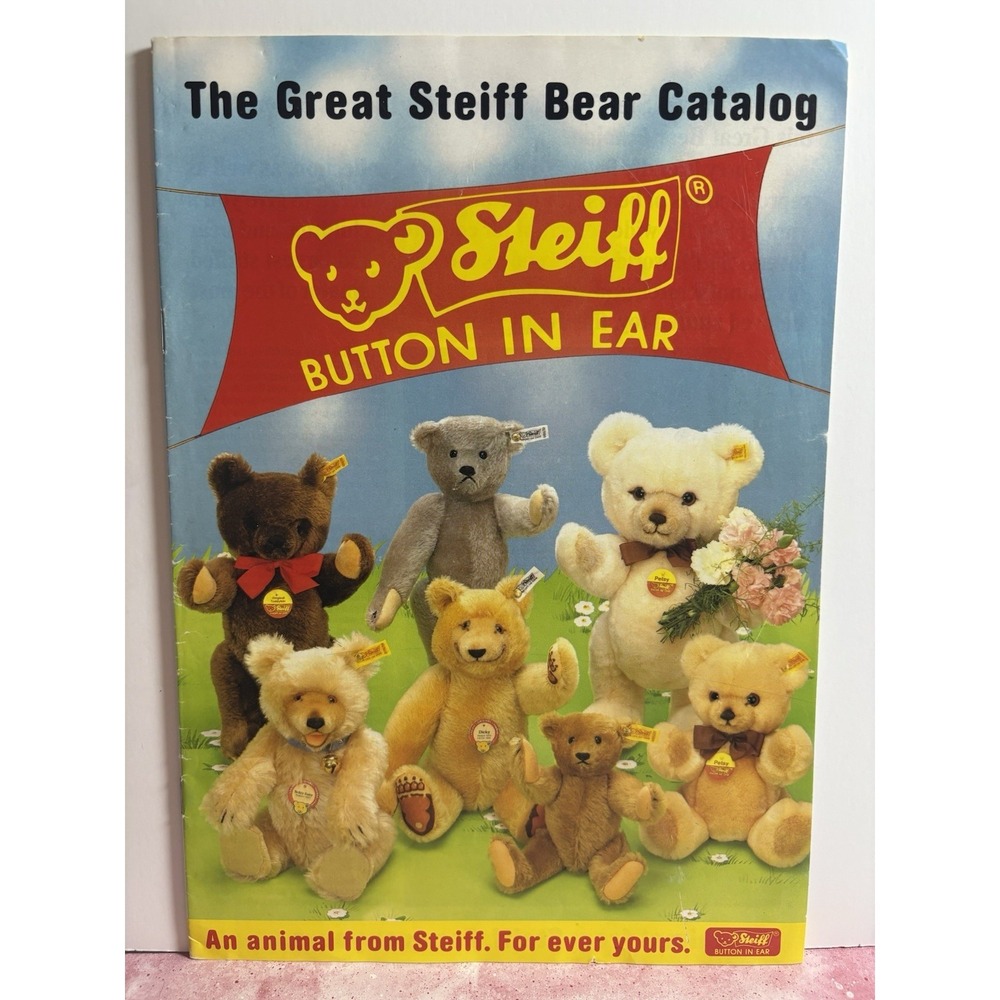 Vintage Steiff Bear Catalog – Button in Ear – Teddy Bears Collector's Booklet‎